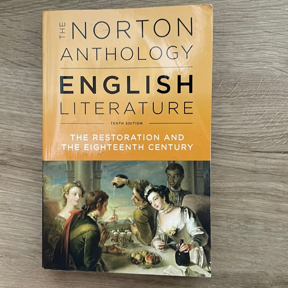 Norton anthology English lit